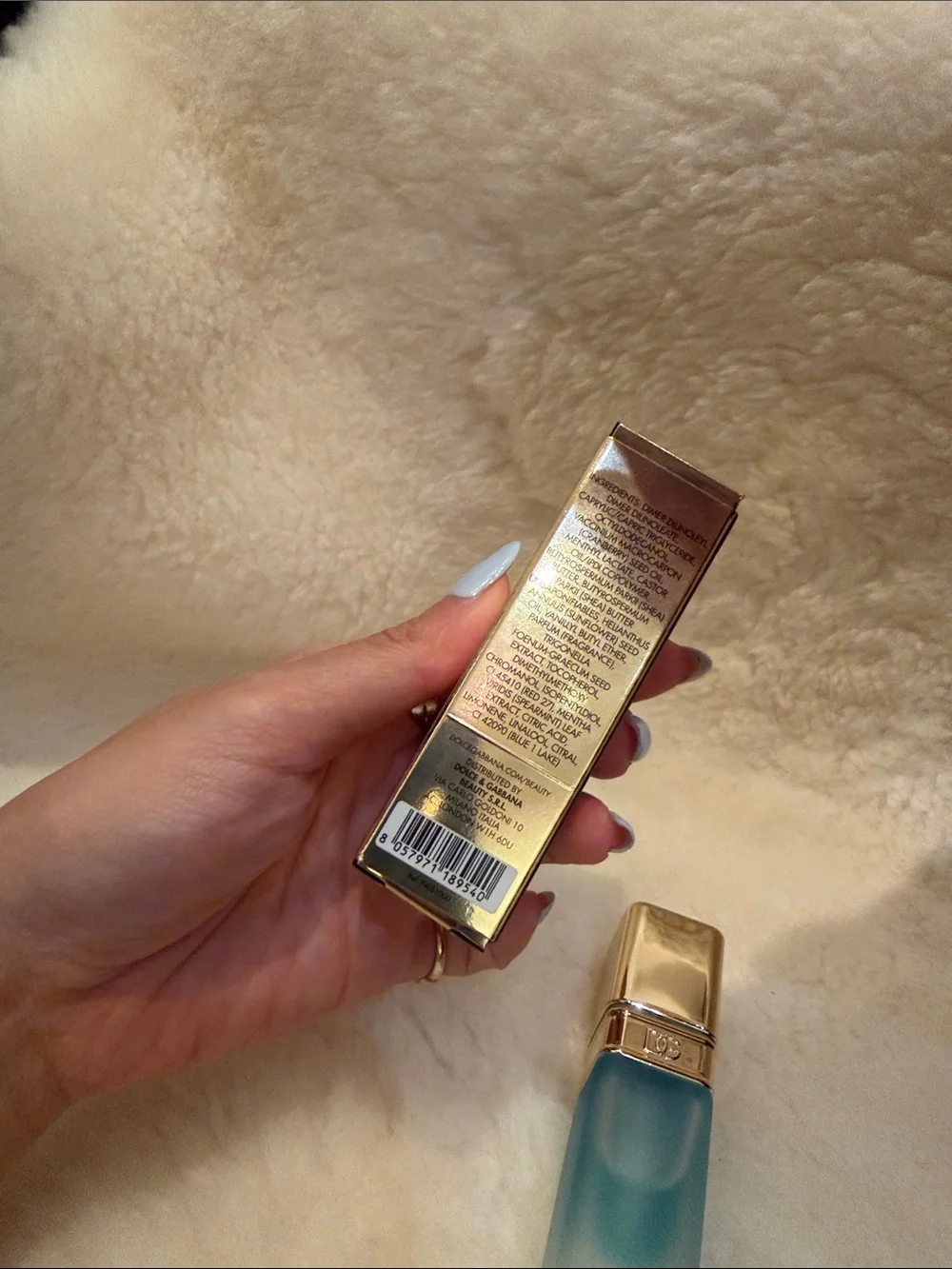 Dolce & Gabbana mint oil lip plumper flash plumping lip oil *